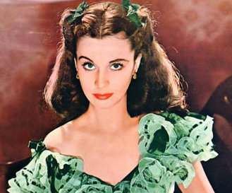 Vivian Leigh in a publicity shot from "Gone With The Wind"